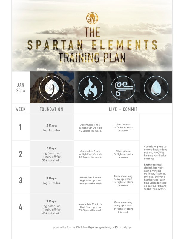 Jan 2016 Spartan Training